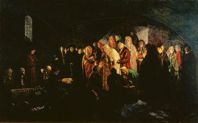 Empress Giving Alms, 1880 by Mikhail Konstantinovich Klodt